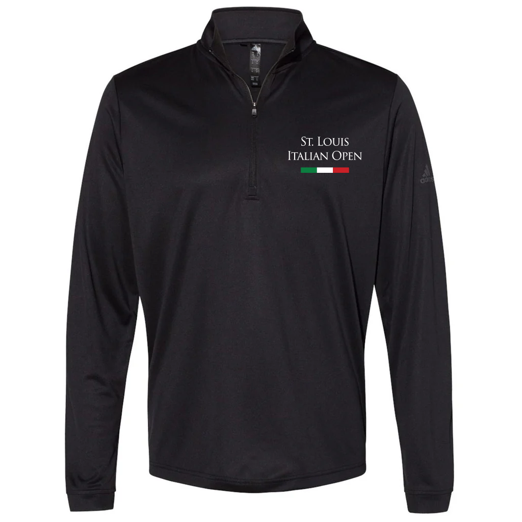 Apparel with Italian Open logo on left chest area.